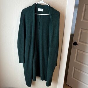 Old Navy Deep Green Cardigan Sweater